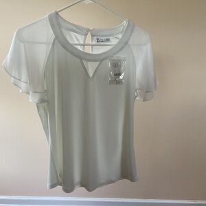New York and Company White size medium blouse